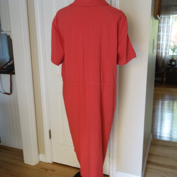 APPLESEEDS Drawstring Button Front Dress w/ pockets– Plus Size 20W - Picture 5 of 9